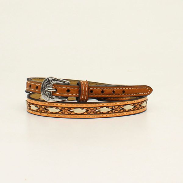 Twister Tooled W/Rawhide Stitching Hatband - Henderson's Western Store