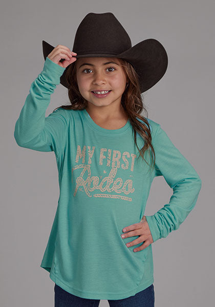 Girl's First Rodeo Tee by Roper - Henderson's Western Store