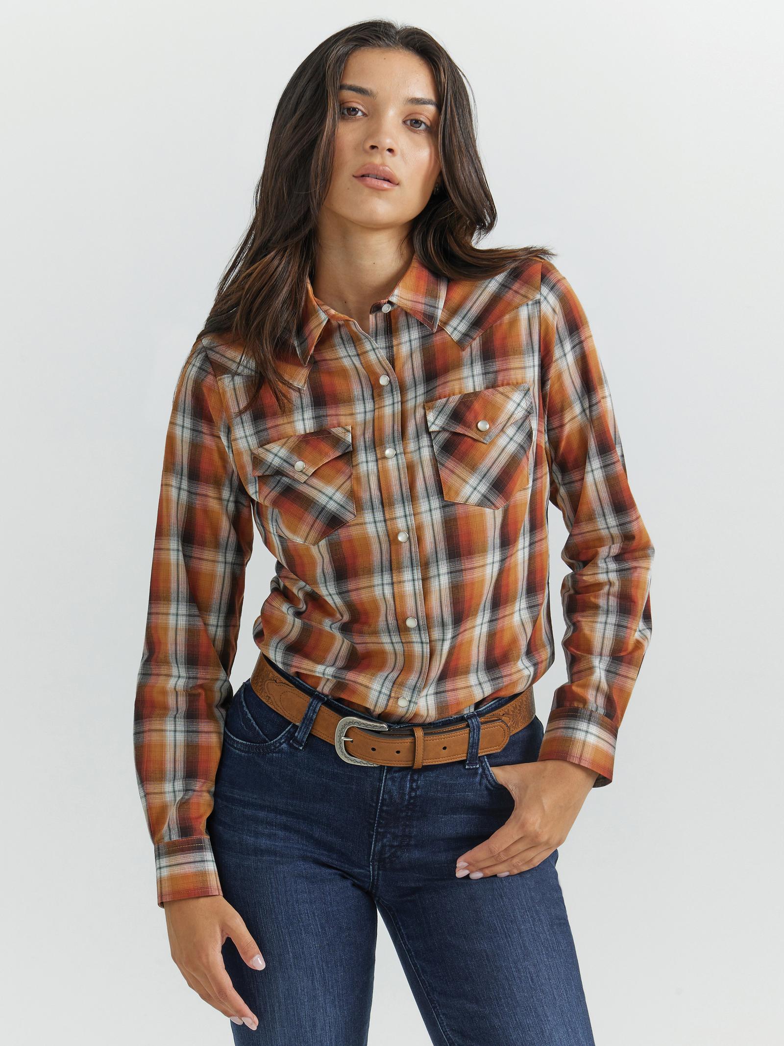 Ladies Wrangler Essential ~ Orange - Henderson's Western Store
