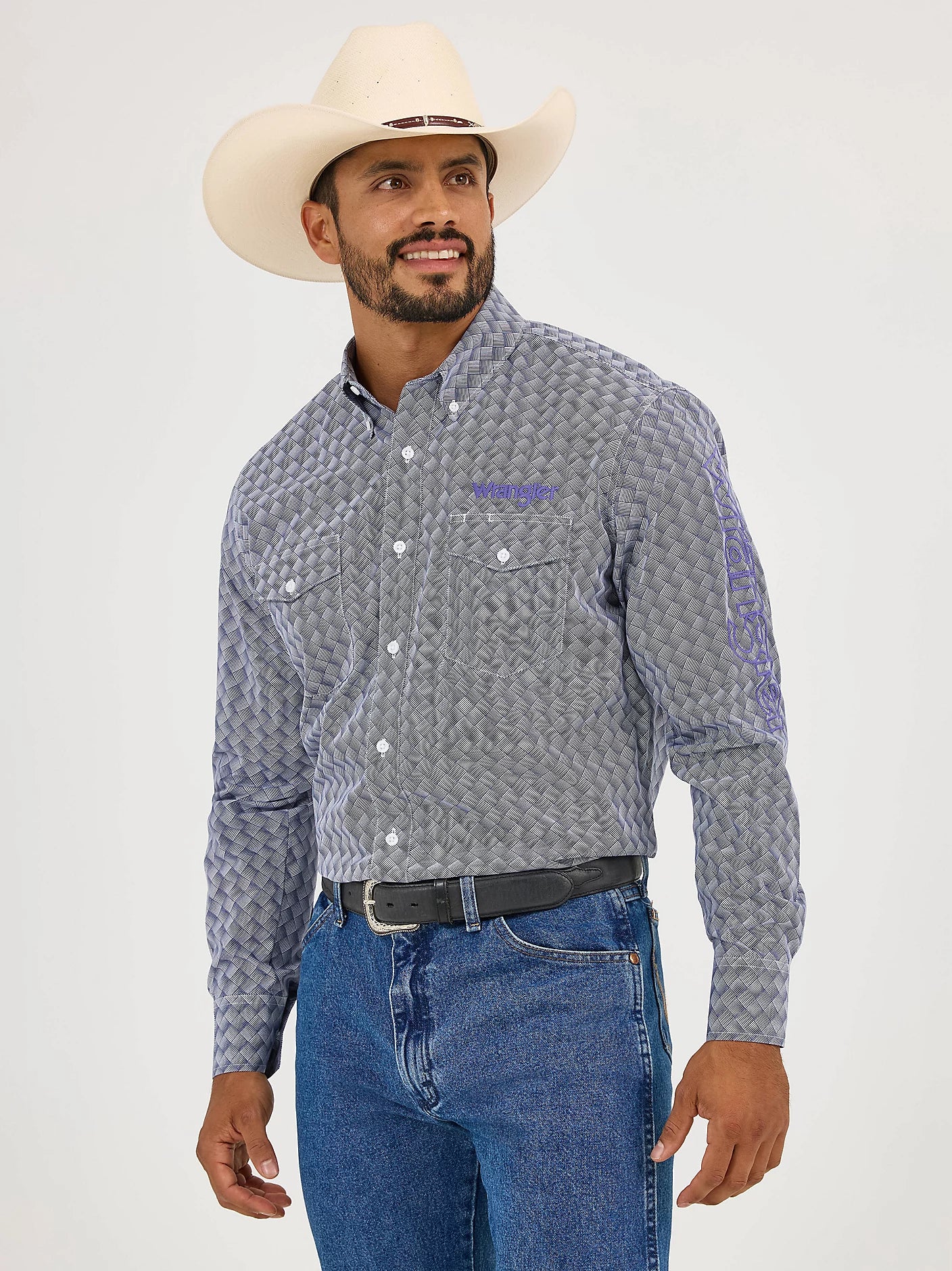 Men's Wrangler Logo Print ~ Orchard - Henderson's Western Store