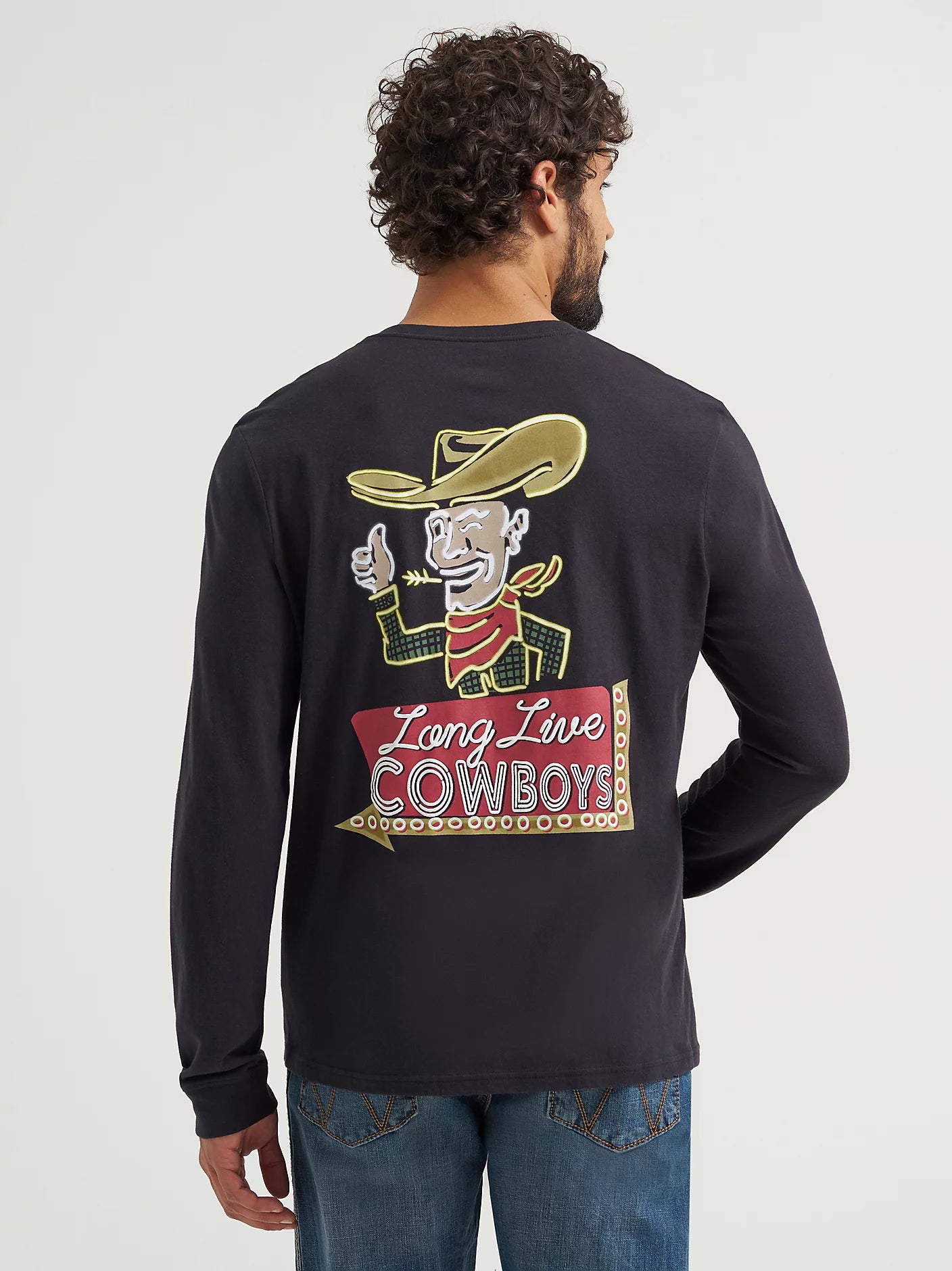Wrangler Long Live Cowboys Tee - Henderson's Western Store