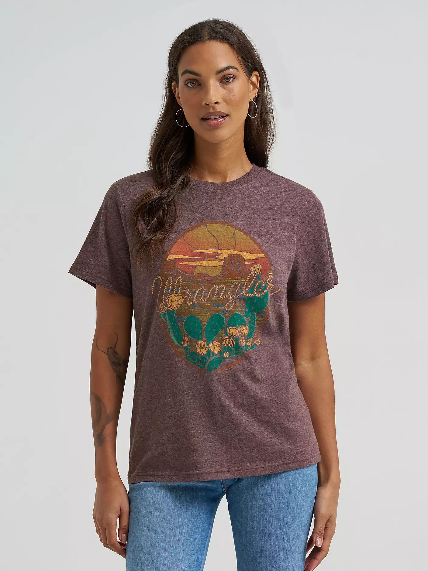 Cactus Logo Tee by Wrangler (Copy) - Henderson's Western Store