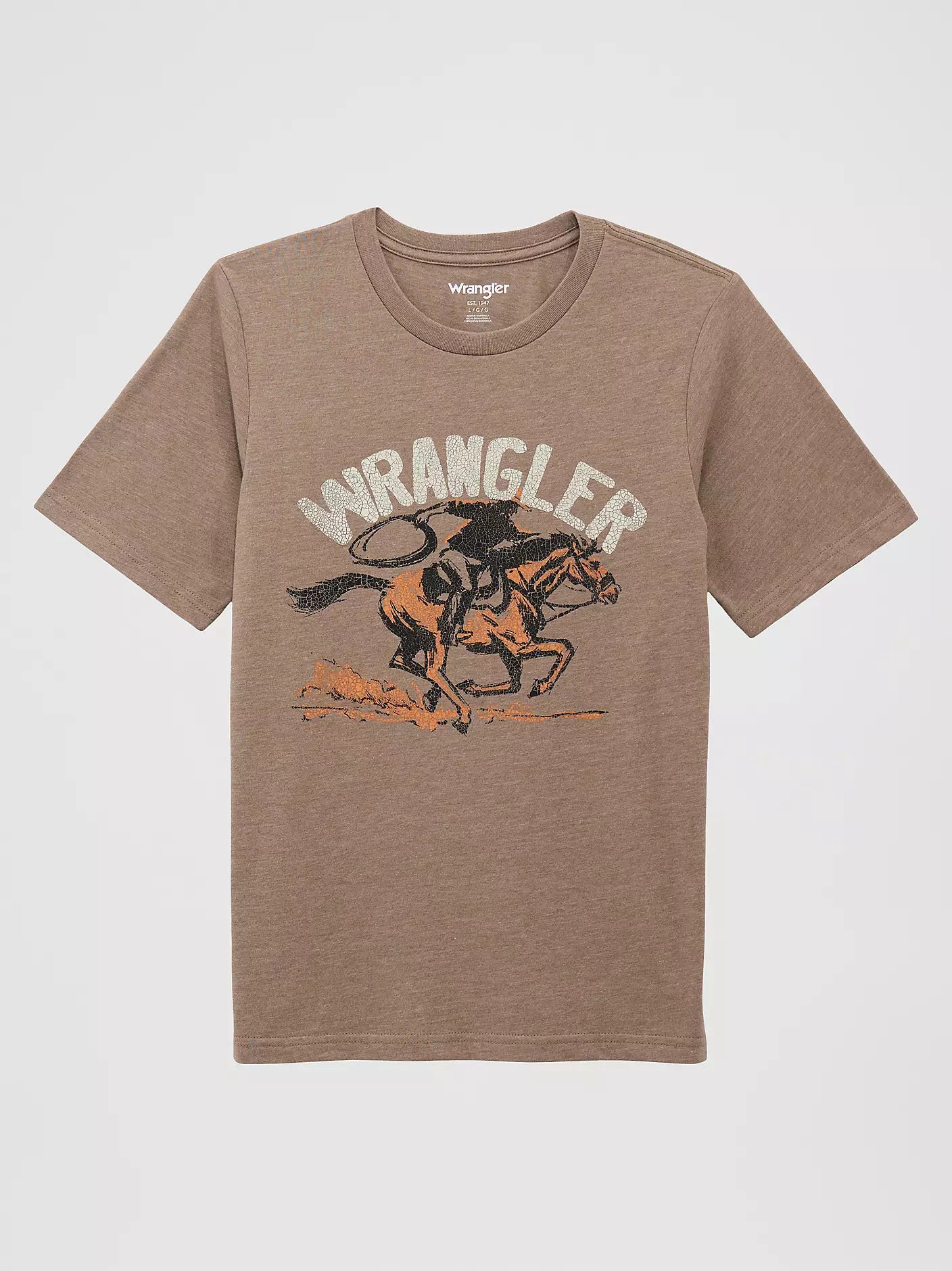 Boy's Lassoing Cowboy Tee by Wrangler - Henderson's Western Store