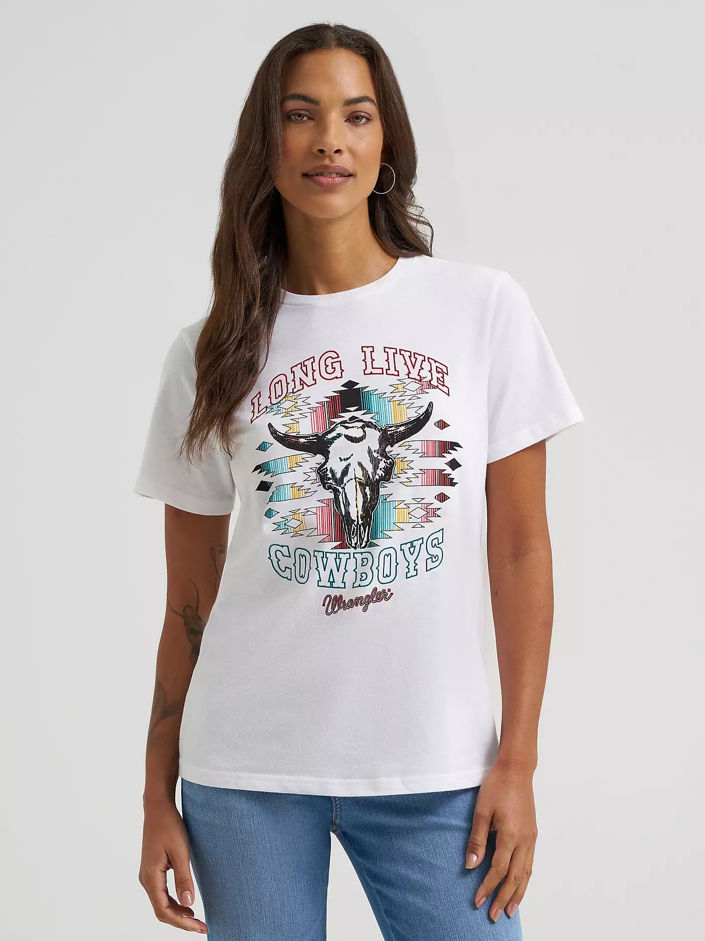 Aztec Steerhead Tee by Wrangler - Henderson's Western Store