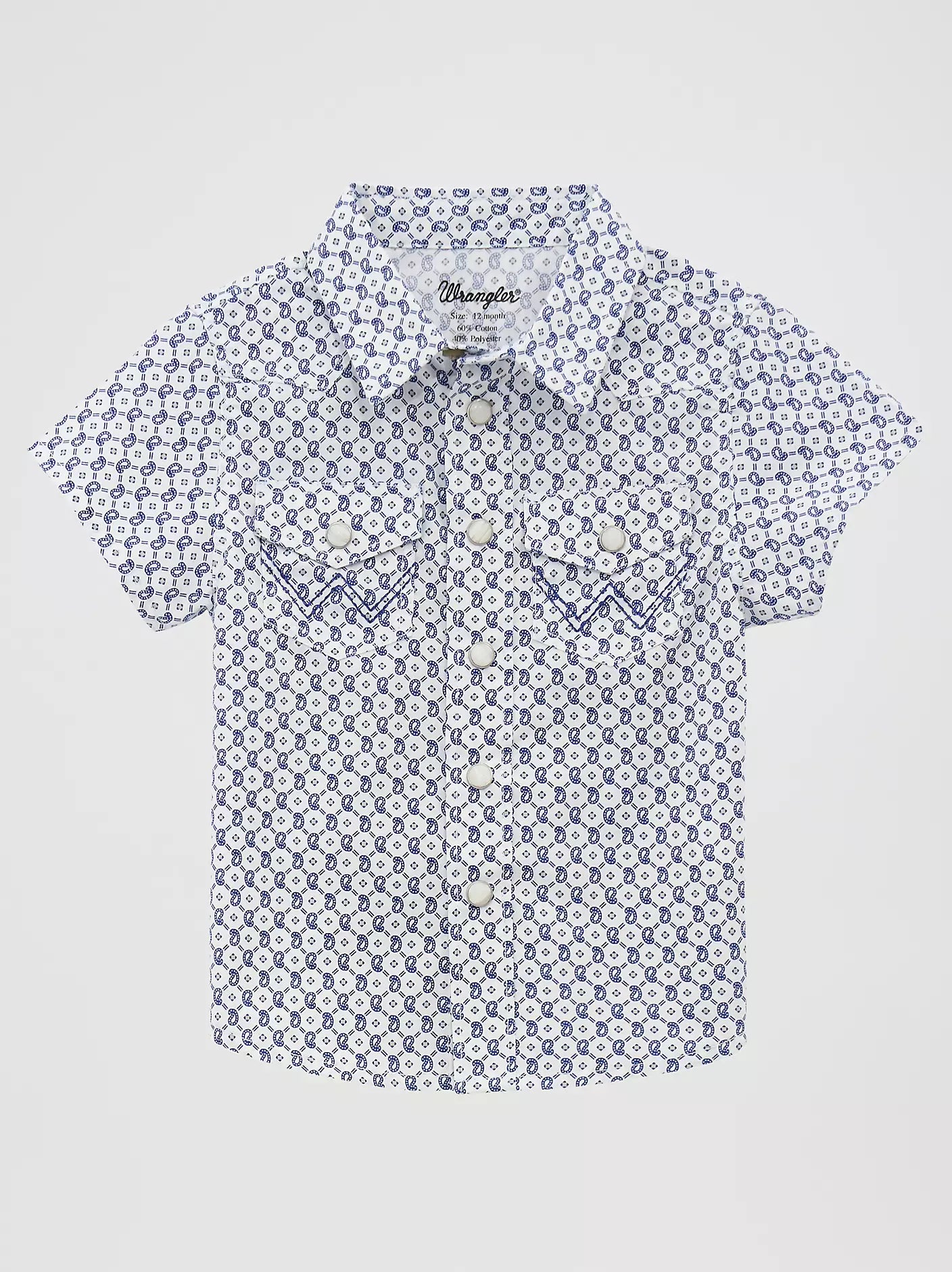 Wrangler Baby Shirt ~ Navy - Henderson's Western Store
