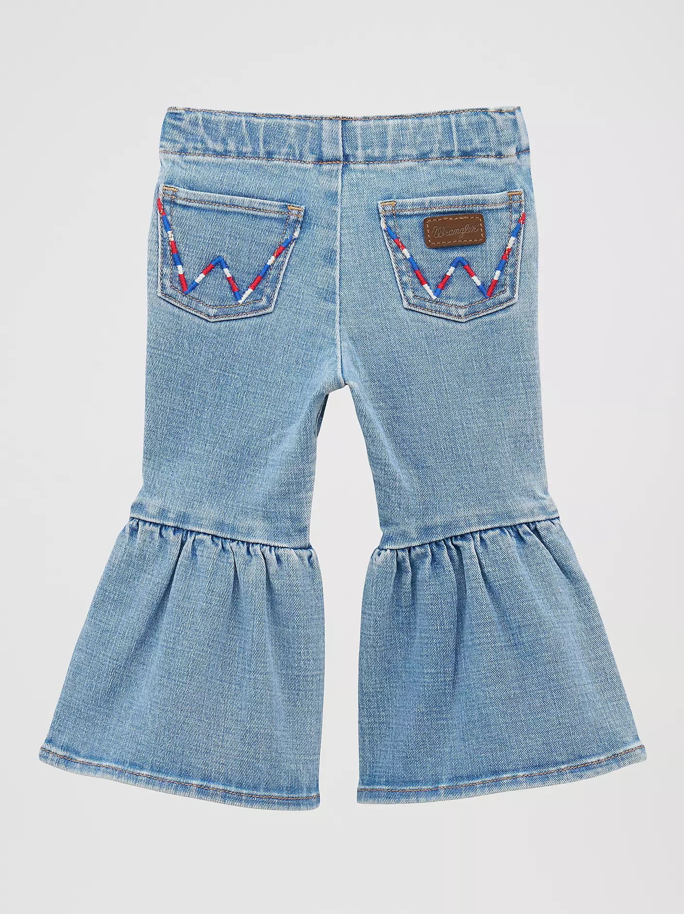 Girl's Wrangler Ruffle Leg Flare Jean - Henderson's Western Store