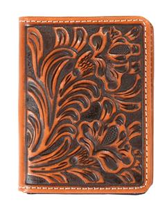 Floral Leather Wallet ~ Bi-Fold - Henderson's Western Store