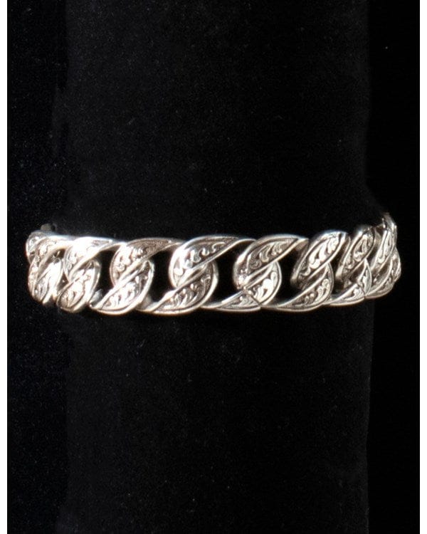 Silver Strike Bracelet ~ Large Link - Henderson's Western Store