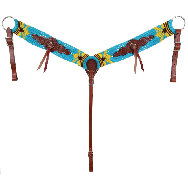 Mohair Breastcollar ~ Sunlit Sky - Henderson's Western Store