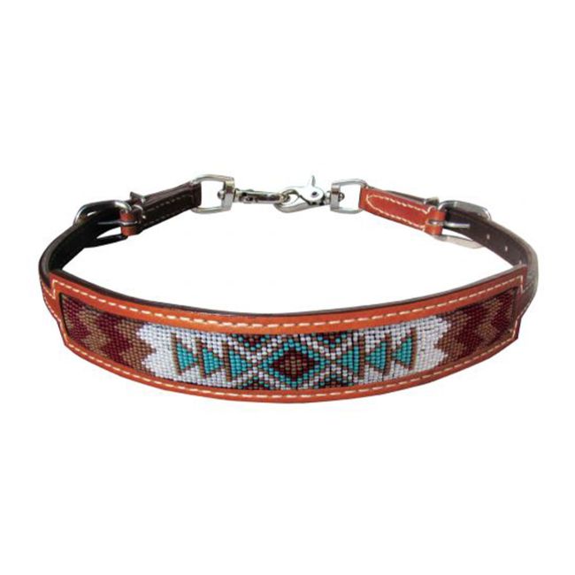 Wither Strap ~ Navajo Beaded Inlay - Henderson's Western Store