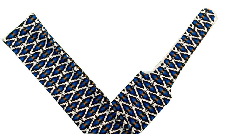 Slip On Tail Bag ~ Aztec Print ~ Blue - Henderson's Western Store