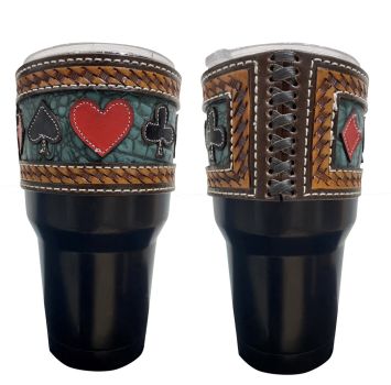 30 oz Tumbler ~ Playing Cards - Henderson's Western Store