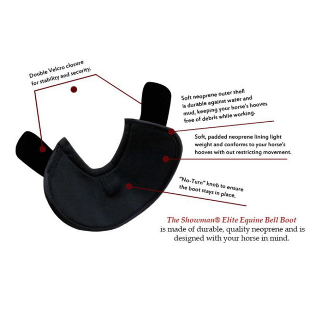 Showman Elite Equine Bell Boot ~ Serape - Henderson's Western Store