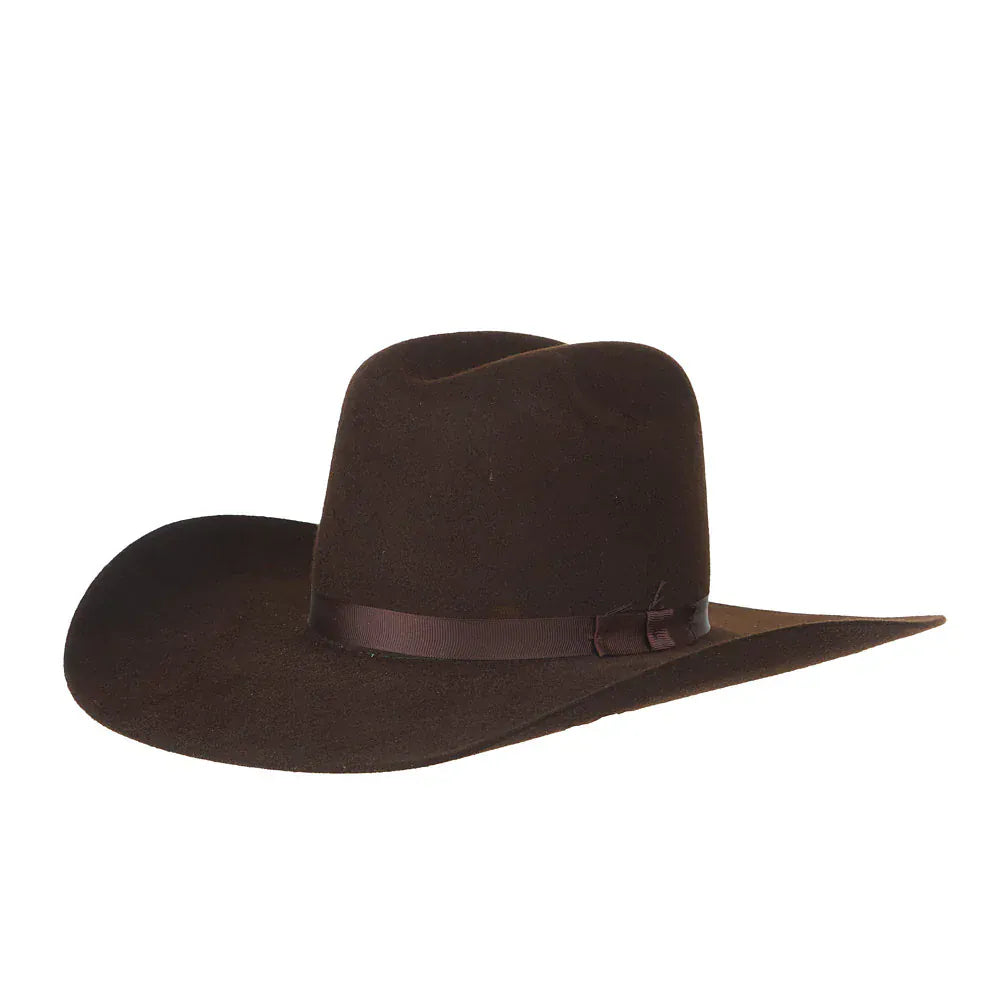 Ariat Kid's Cowtown Hat ~ Chocolate - Henderson's Western Store