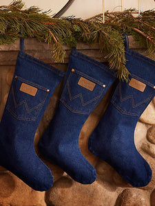 Load image into Gallery viewer, Wrangler Denim Christmas Stocking - Henderson&#39;s Western Store