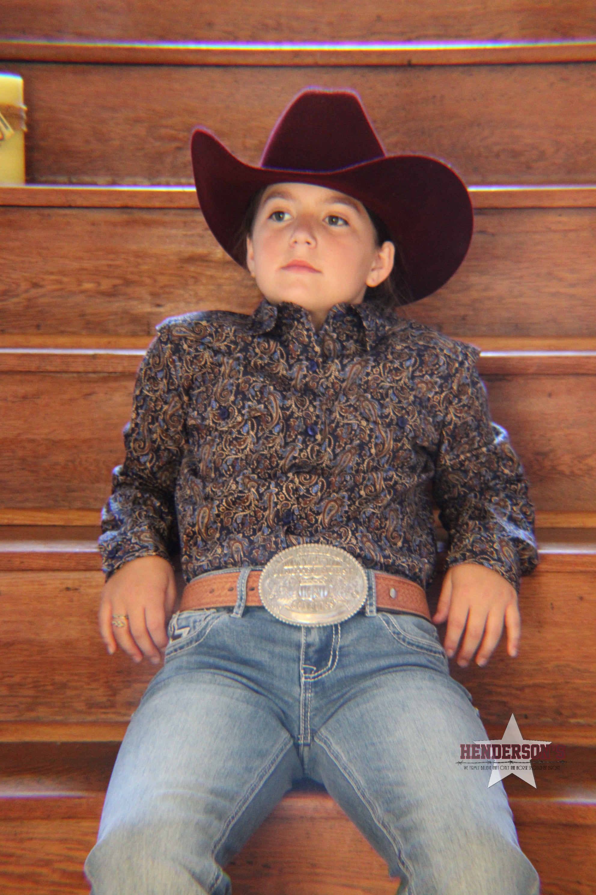 Girl's Vintage Paisley by Roper - Henderson's Western Store