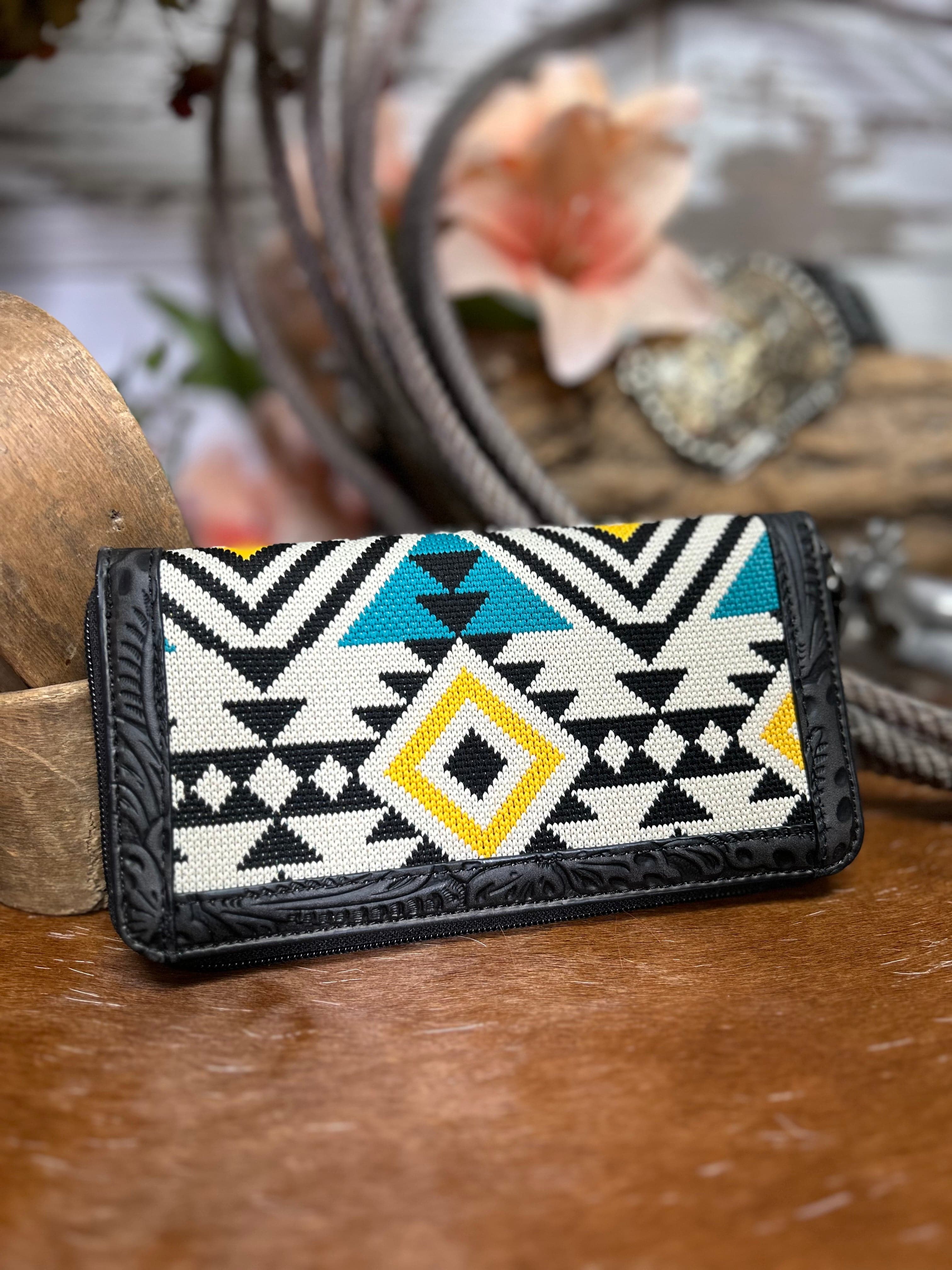MW Aztec Tapestry Wallet - Henderson's Western Store