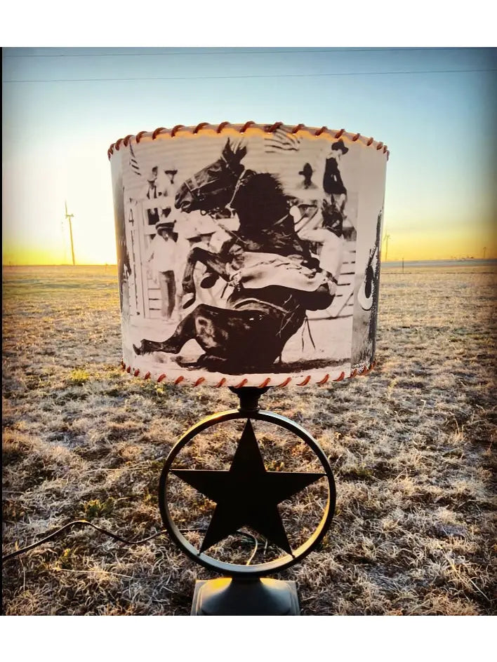 Old West Cowgirls Lampshade - Henderson's Western Store