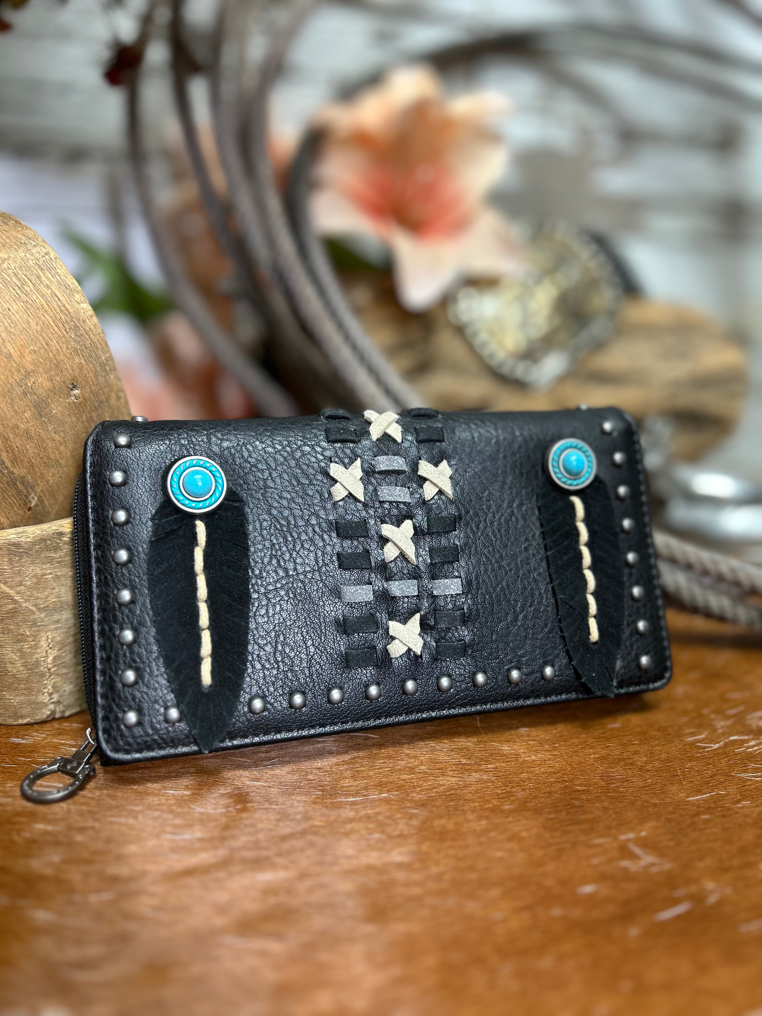 MW Feather Wallet - Henderson's Western Store