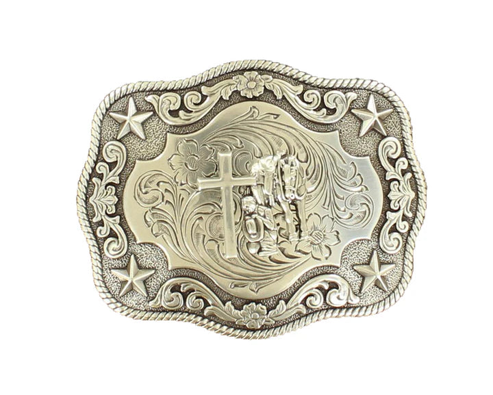 Praying Cowboy Belt Buckle - Henderson's Western Store