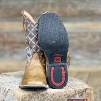 Youth Top Hand Mocha & Slate Boots by Twisted X - Henderson's Western Store