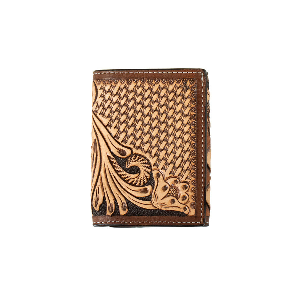 Western Tri-Fold ~ Floral - Henderson's Western Store
