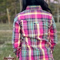 Cowgirl Legend Plaid ~ Hot Pink - Henderson's Western Store