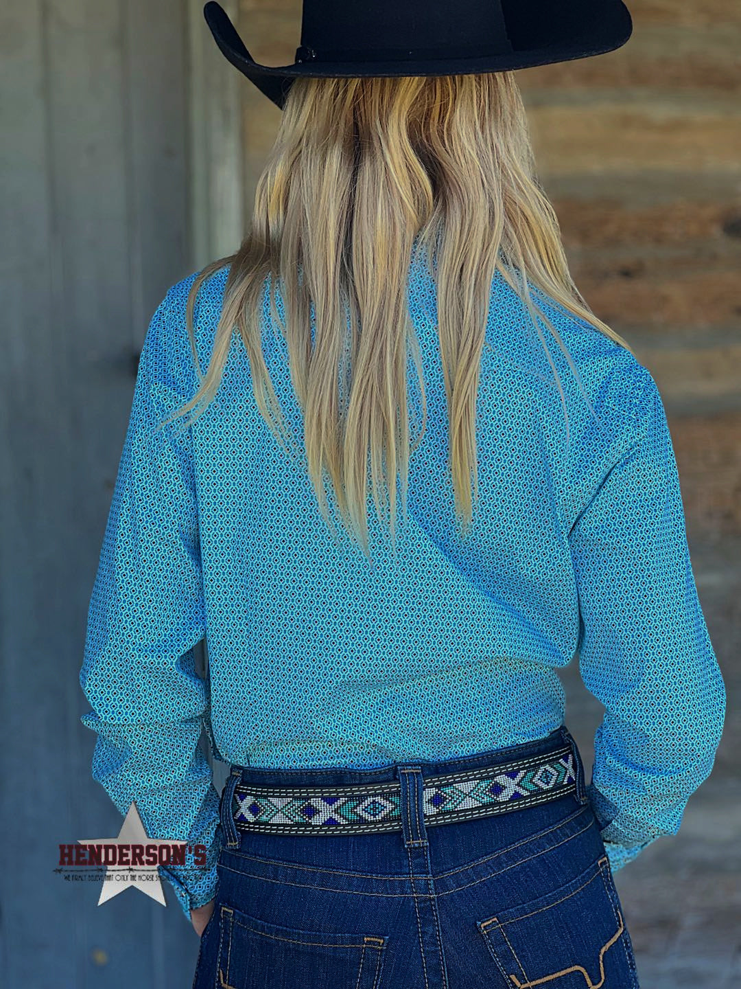 Ladies Rough Stock ~ Teal - Henderson's Western Store
