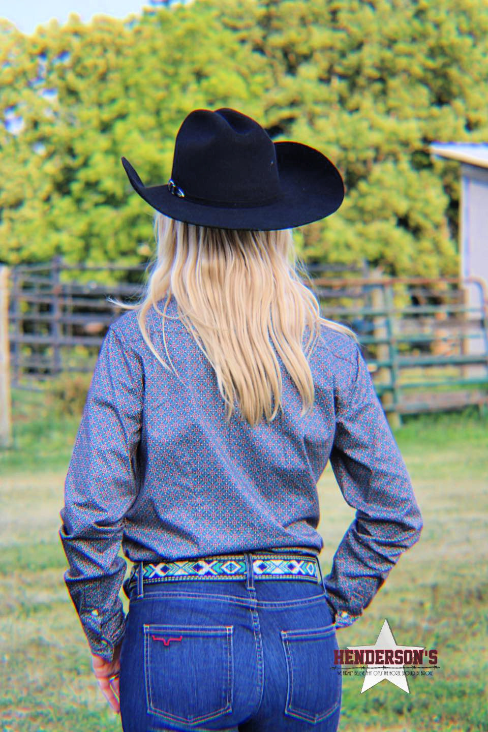 Ladies Aztec Rough Stock ~ Brown - Henderson's Western Store