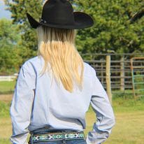 Blue Stripe Rough Stock Shirt - Henderson's Western Store