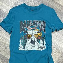 Dale Brisby Radiator Ranch Tee ~ Teal - Henderson's Western Store