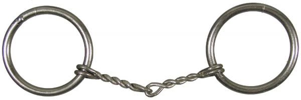 Nickel Plated O-Ring Snaffle Bit - Henderson's Western Store