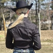 Ladies Rock & Roll Solid ~ Black - Henderson's Western Store