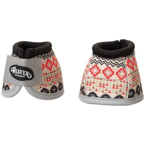 NoTurn Bell Boot ~ Medium Horse Boots Classic Equine Crimson Aztec