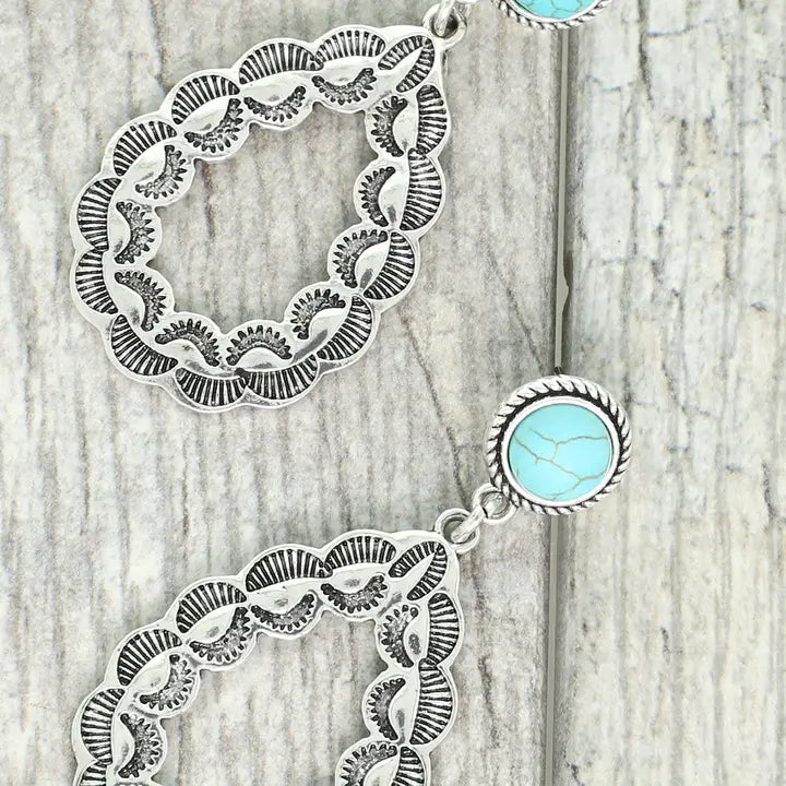 Western Tear Drop Earring - Henderson's Western Store