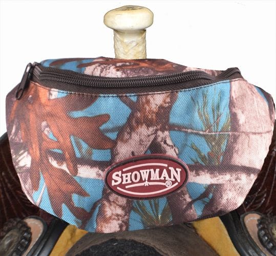 Insulated Saddle Pouch ~ Teal Real Tree - Henderson's Western Store