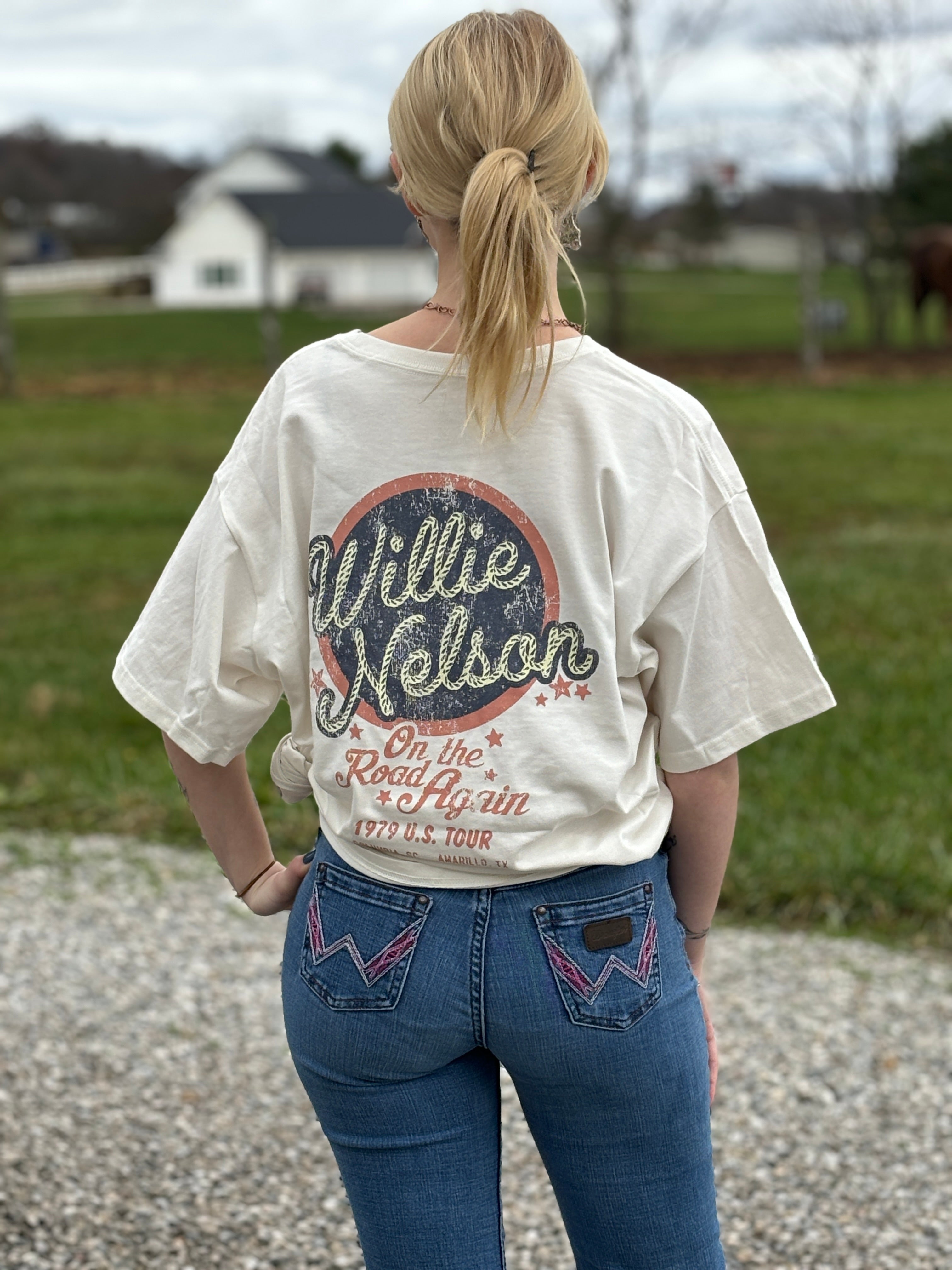 Ladies Willie Nelson Tee by Wrangler - Henderson's Western Store