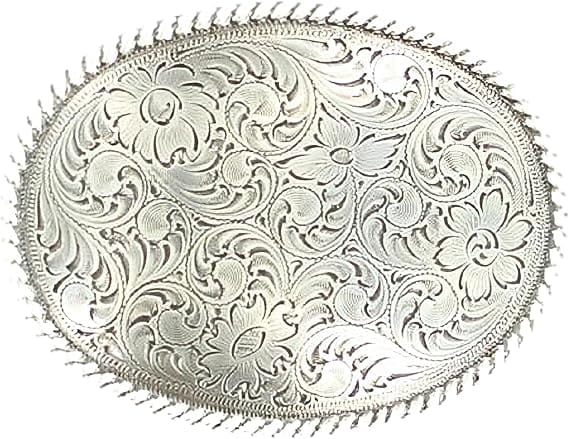 Floral Western Belt Buckle - Henderson's Western Store