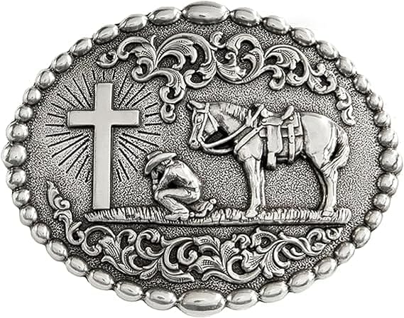 M & F WESTERN Belt Buckle