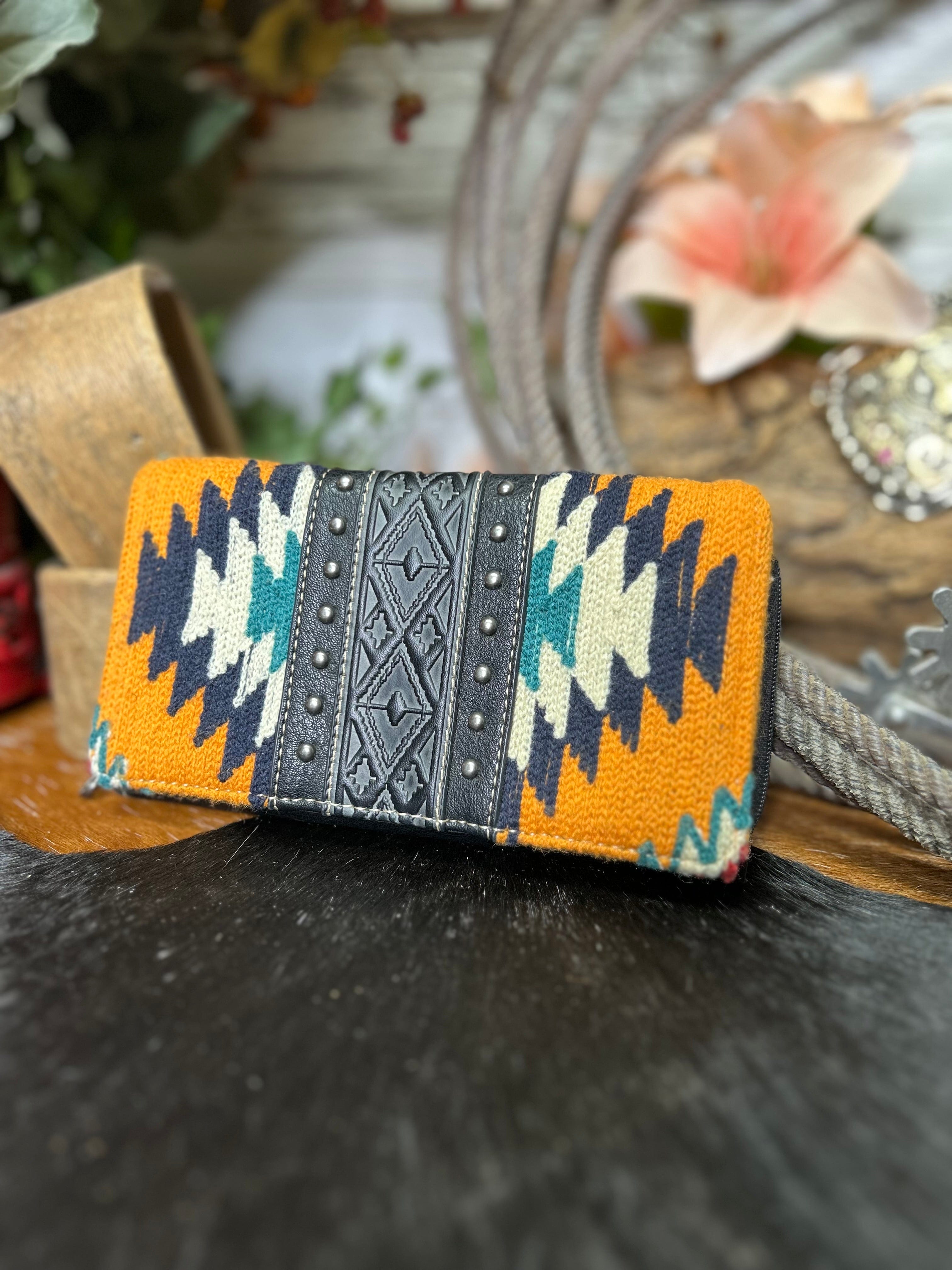 MW Aztec Tapestry Wallet - Henderson's Western Store