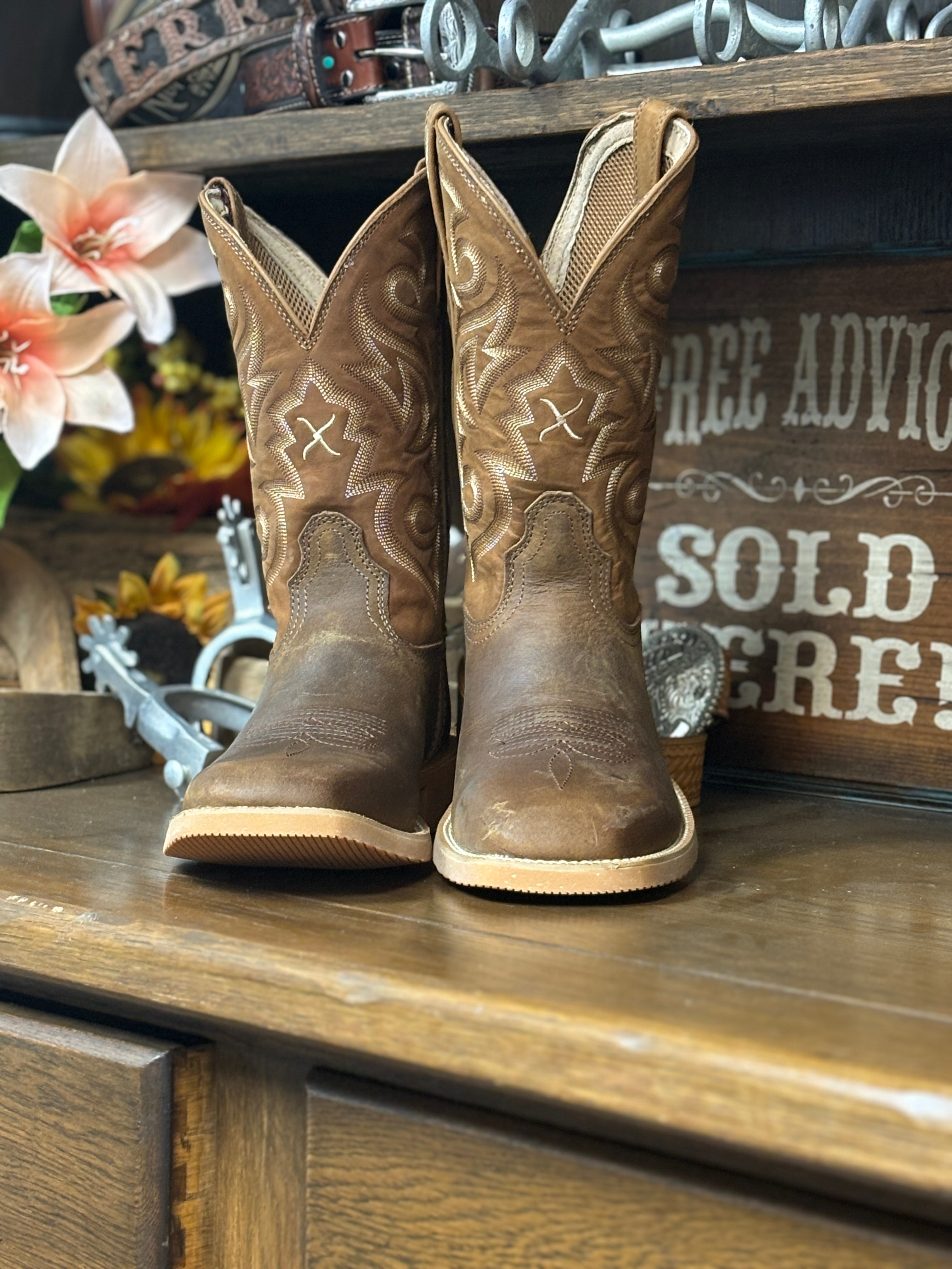 Tech X Boot by Twisted X ~ Orange - Henderson's Western Store
