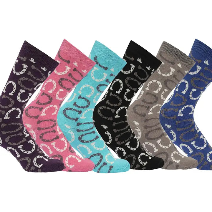 Lucky Horseshoe Socks - Henderson's Western Store