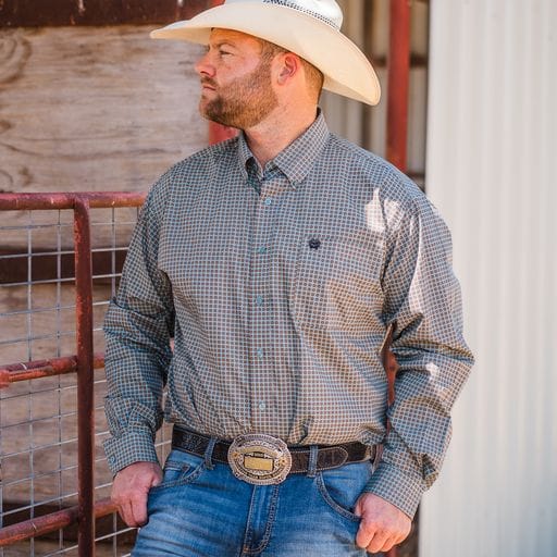 Cinch Plain Weave ~ Blue - Henderson's Western Store