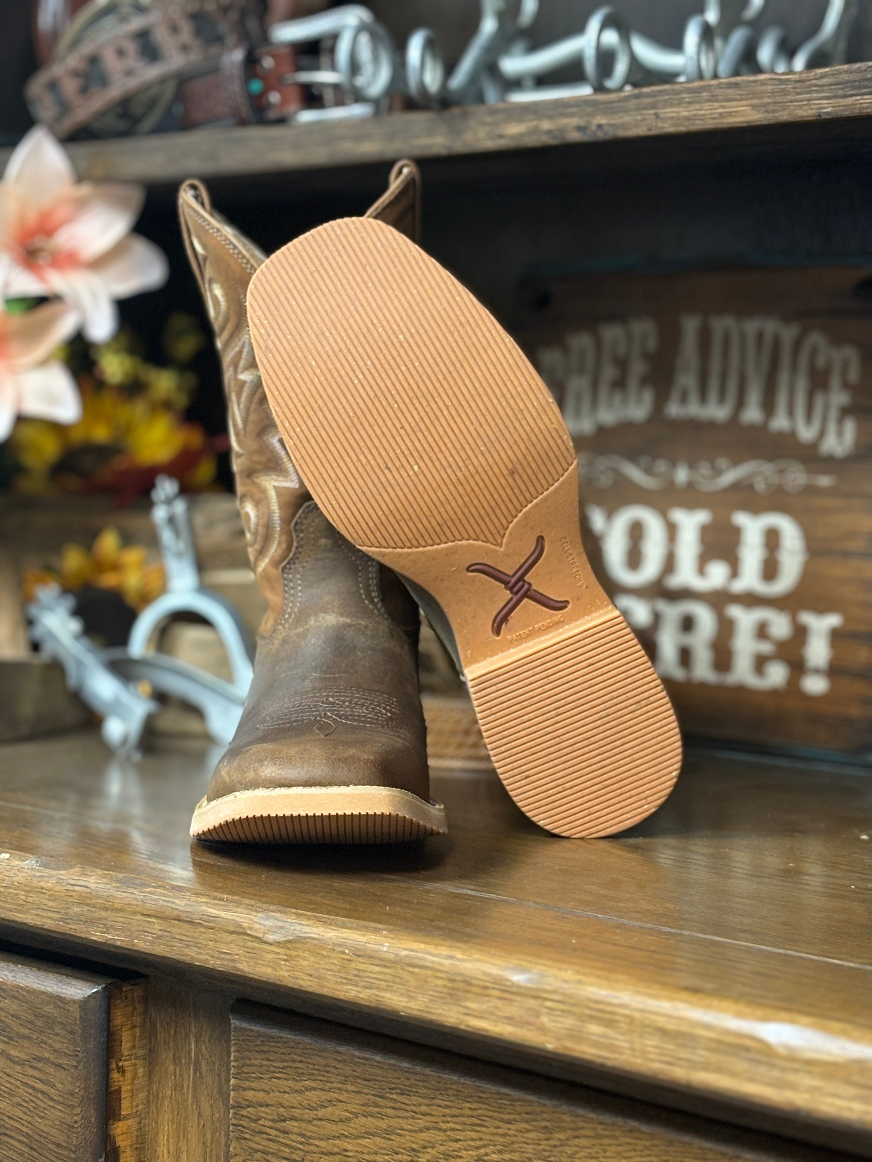 Tech X Boot by Twisted X ~ Orange - Henderson's Western Store