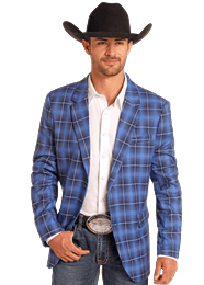 Men's Plaid Blazer by Rock & Roll - Henderson's Western Store