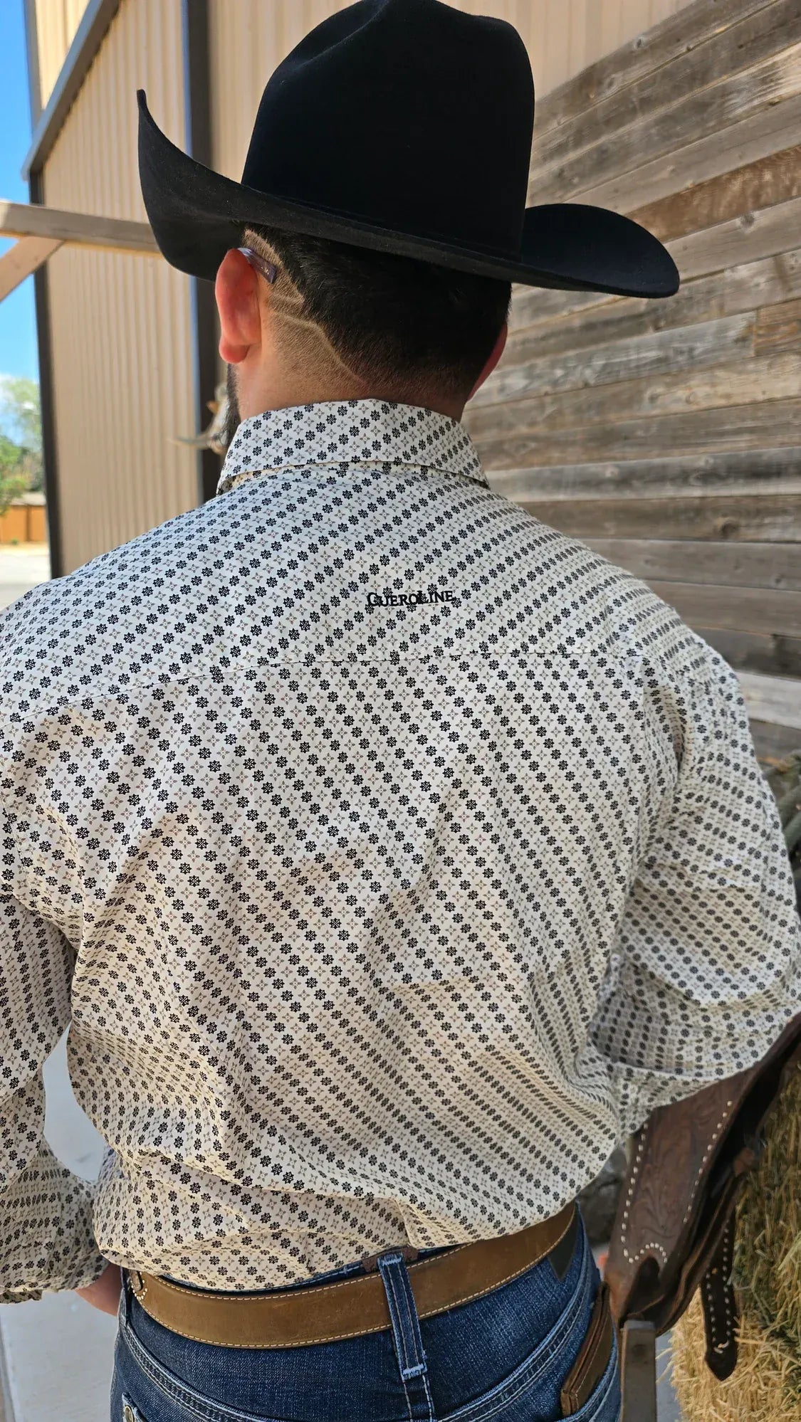 CueroLine Western Shirt ~ Cream - Henderson's Western Store