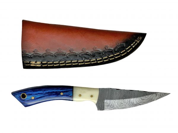 Damascus Steel Blade Knife - Henderson's Western Store