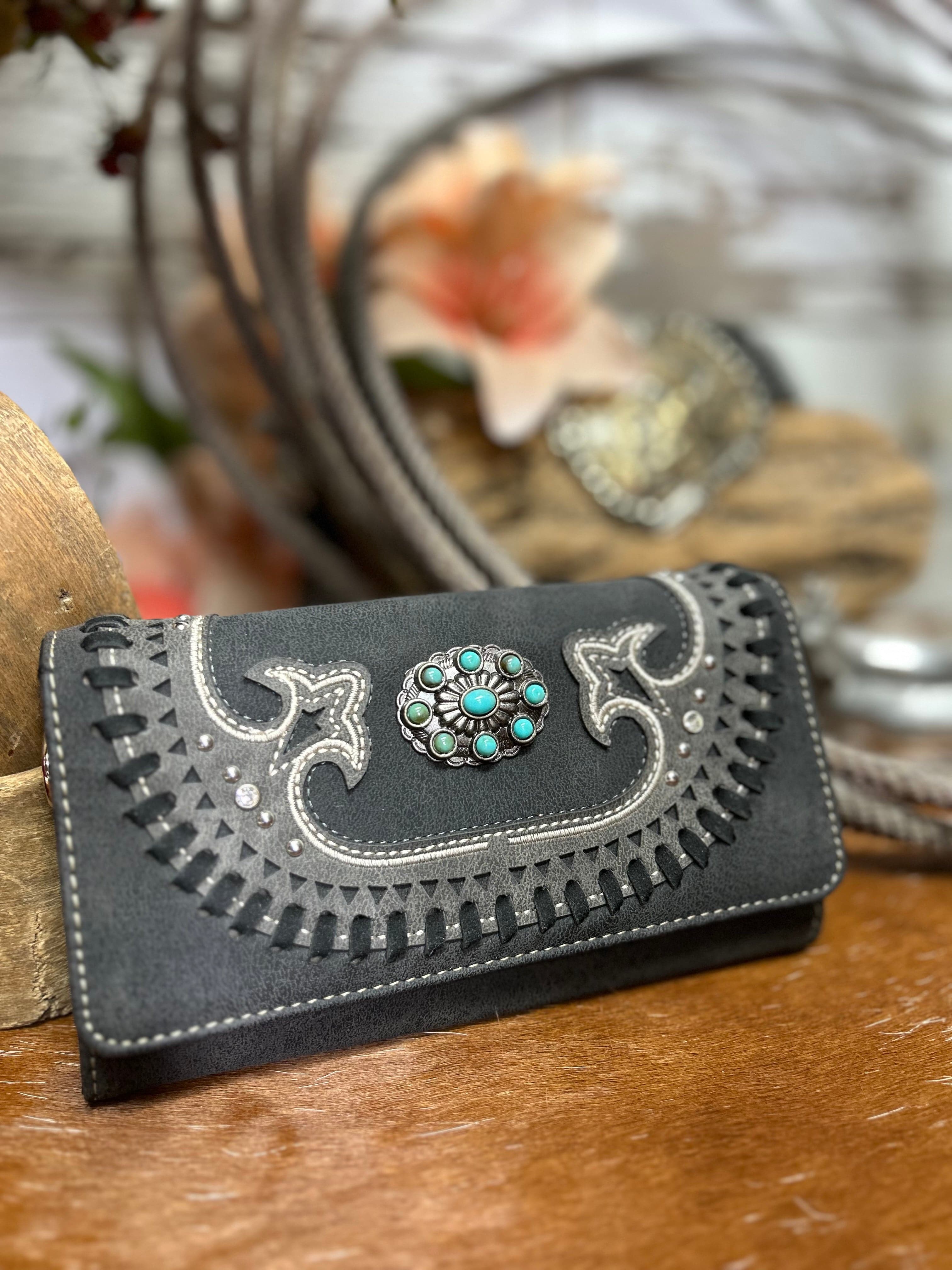 MW Cut Out Wallet ~ Black - Henderson's Western Store