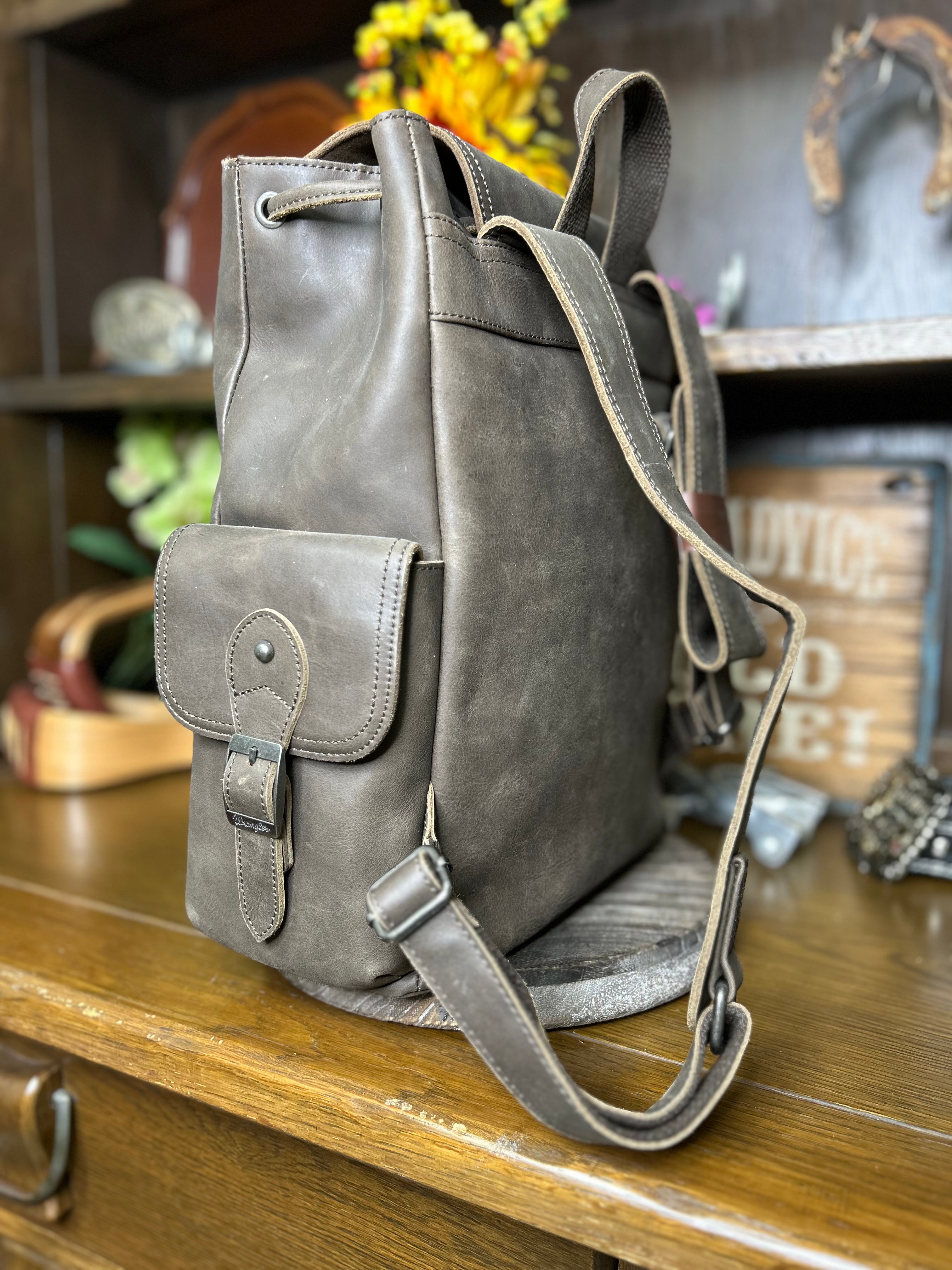 Wrangler Leather Backpack - Henderson's Western Store
