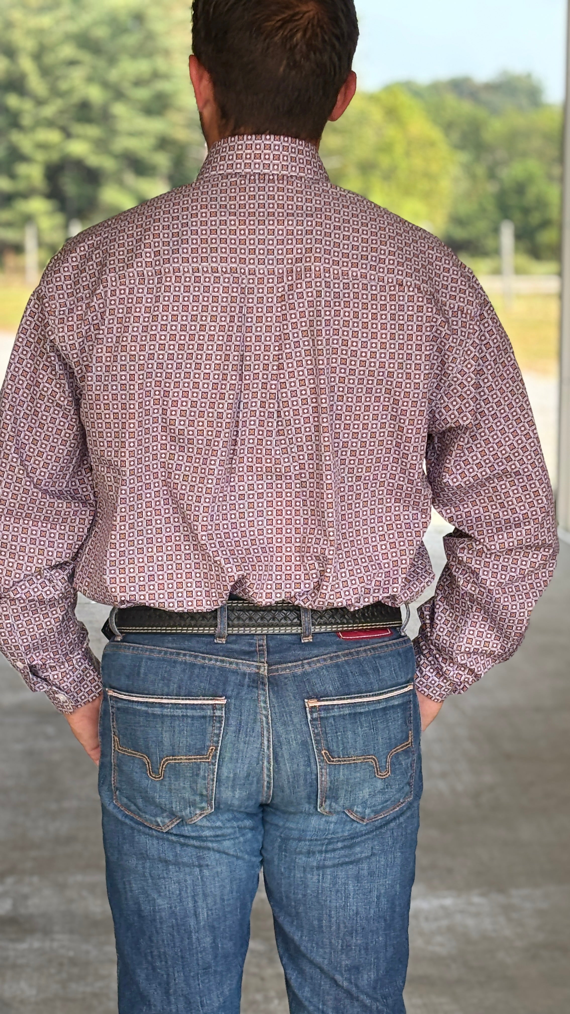 Cinch Plain Weave ~ Purple & Gold - Henderson's Western Store